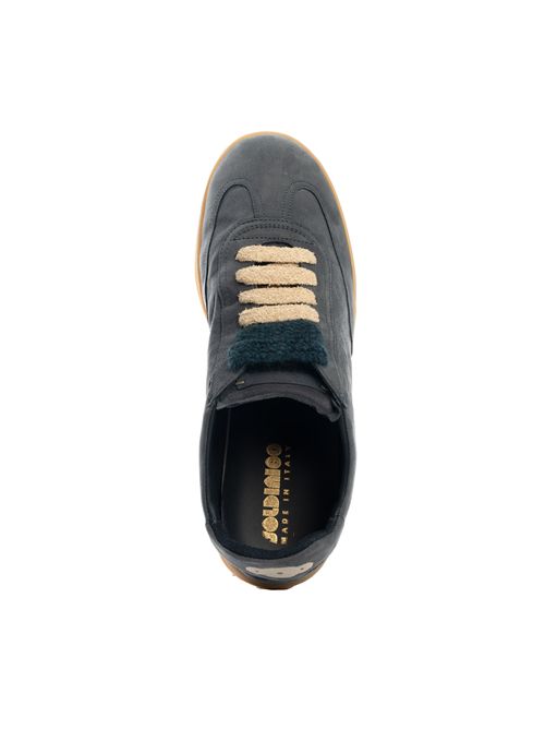 Sneakers Akira Nabuk in suede Blu SOLDINI | 80005 N SL2BLU